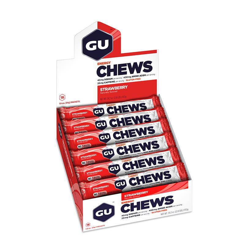 GU Box Energy Chews, Strawberry