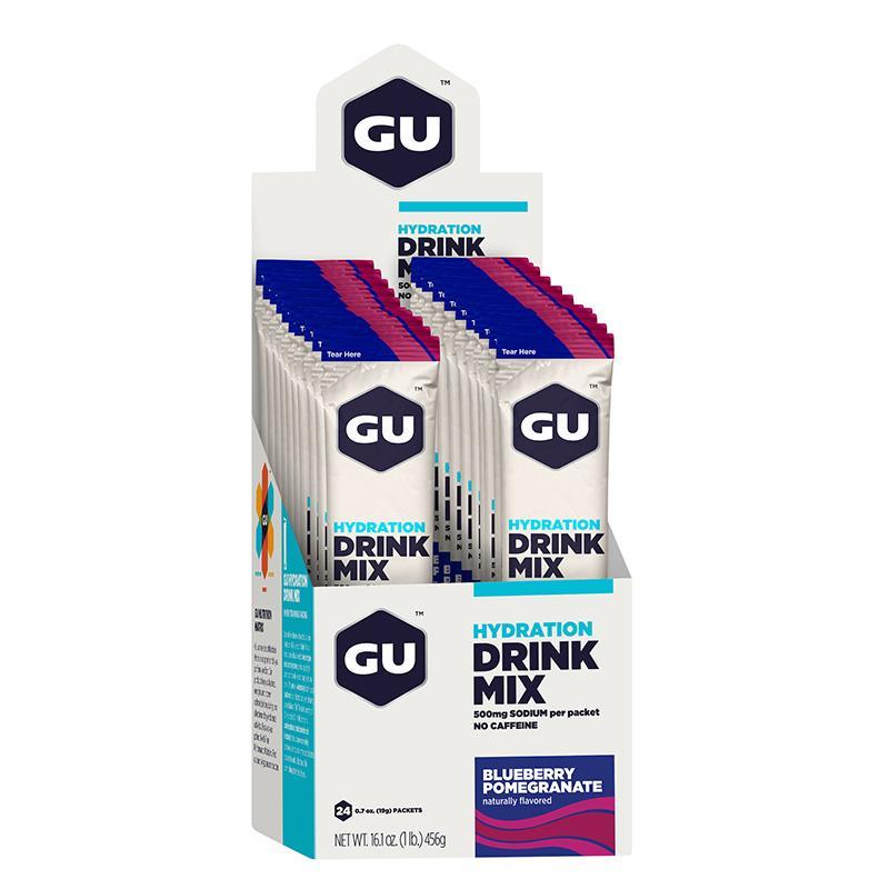 GU Box Hydration Drink Mix, Blueberry Pomegranate
