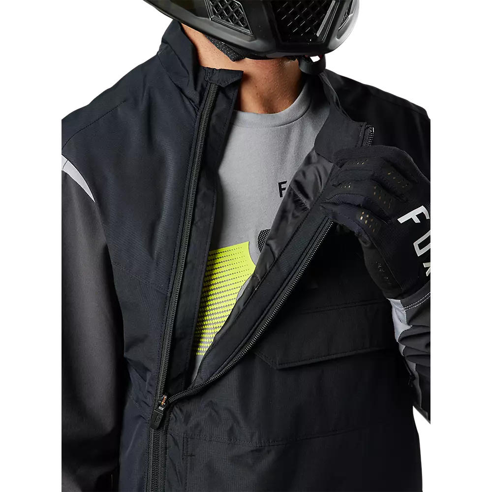 Chaqueta Moto Cortavientos Ranger Offroad Negro Fox Tienda Champs