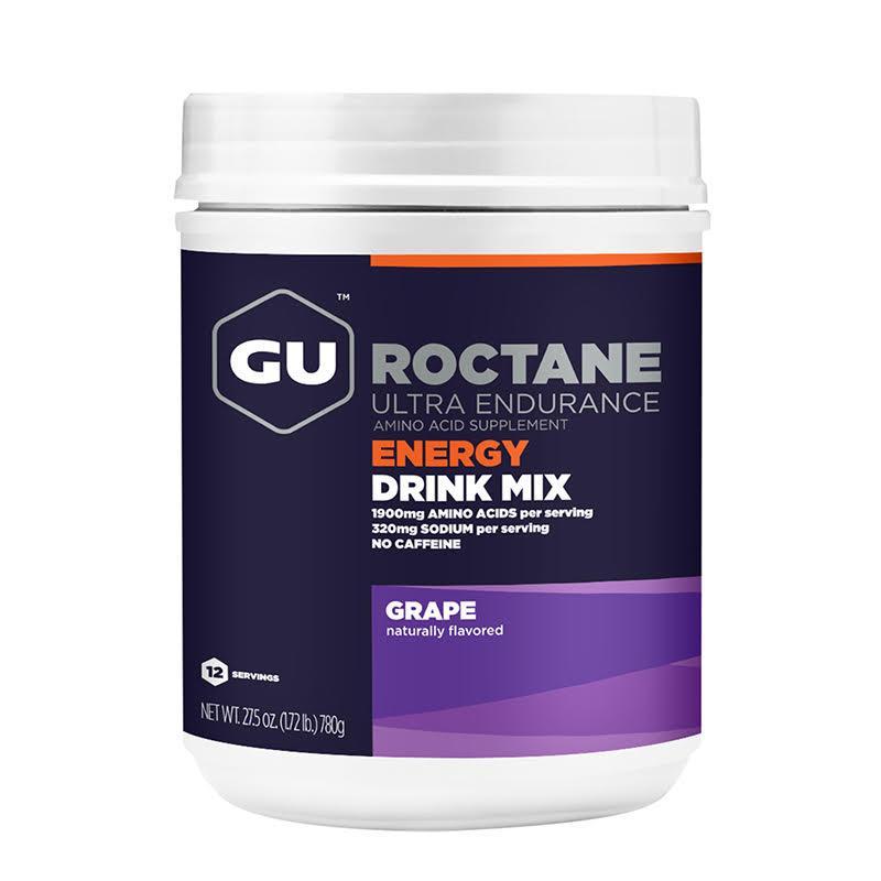 GU Roctane Energy Drink Mix | 12srv Canister, Grape